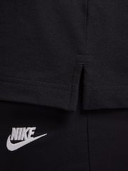 Nike Black Club Short Sleeve Polo Shirt - Image 5 of 6
