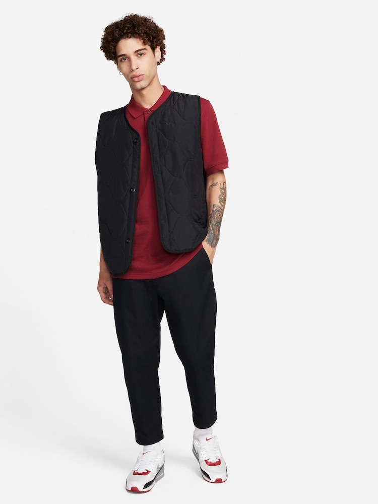 Zwart - Nike Club poloshirt met korte mouwen - Afbeelding 7 van 7