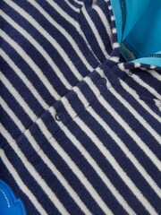 JoJo Maman Bébé Blue Toucan Towelling Hooded Poncho - Image 6 of 6