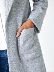 Roman Grey Soft Touch Longline Cardigan - Image 5 of 5