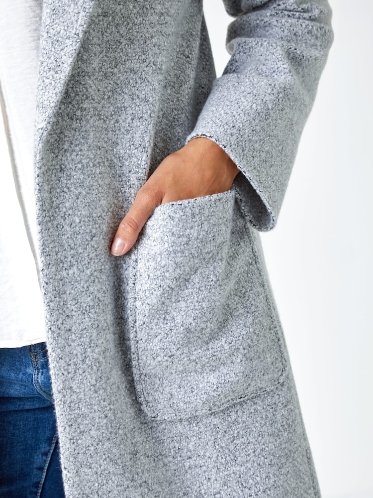 Roman Grey Soft Touch Longline Cardigan - Image 5 of 5
