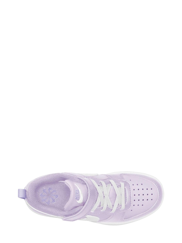 Fioletowy - Buty sportowe Nike Court Borough Low Recraft dla dzieci - Image 8 of 11