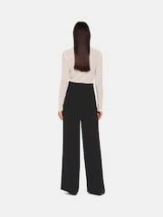 Whistles Full Length Velvet Black Trousers - Image 2 of 5