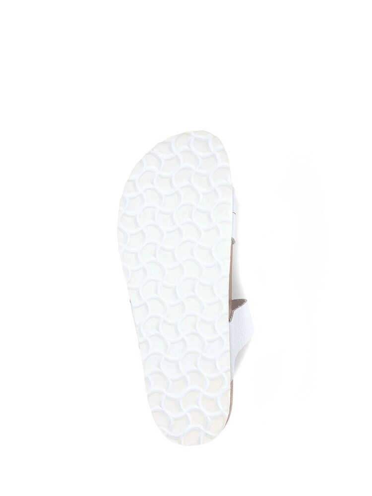 Blanco - Sandalias tipo chinelas de cuero Tabatha de Jones Bootmaker - Imagen 6 de 6 Blanco - Sandalias tipo chinelas de cuero Tabatha de Jones Bootmaker - Imagen 6 de 6