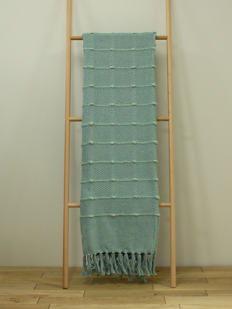 furn. Green Motti Throw - Image 1 of 3