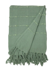 furn. Green Motti Throw - Image 2 of 3