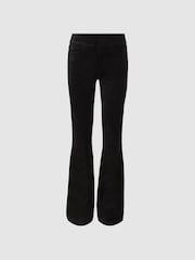 Paige Velvet Flared High Rise Jeans - Image 2 of 5