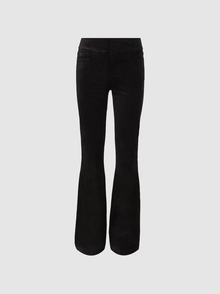 Paige Velvet Flared High Rise Jeans - Image 2 of 5