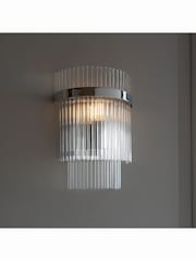 Gallery Home Bright Nickel Marston Wall Light - Image 1 of 5