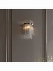 Gallery Home Bright Nickel Marston Wall Light - Image 2 of 5