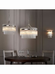 Gallery Home Bright Nickel Marston Wall Light - Image 4 of 5