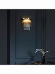Gallery Home Antique Brass Marston Wall Light - Image 2 of 8