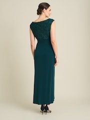 Gina Bacconi Jacy Embroidered Bodice Maxi Dress - 圖片 2/5
