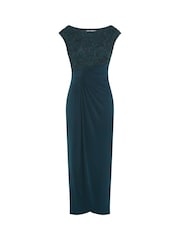 Gina Bacconi Jacy Embroidered Bodice Maxi Dress - 圖片 5/5