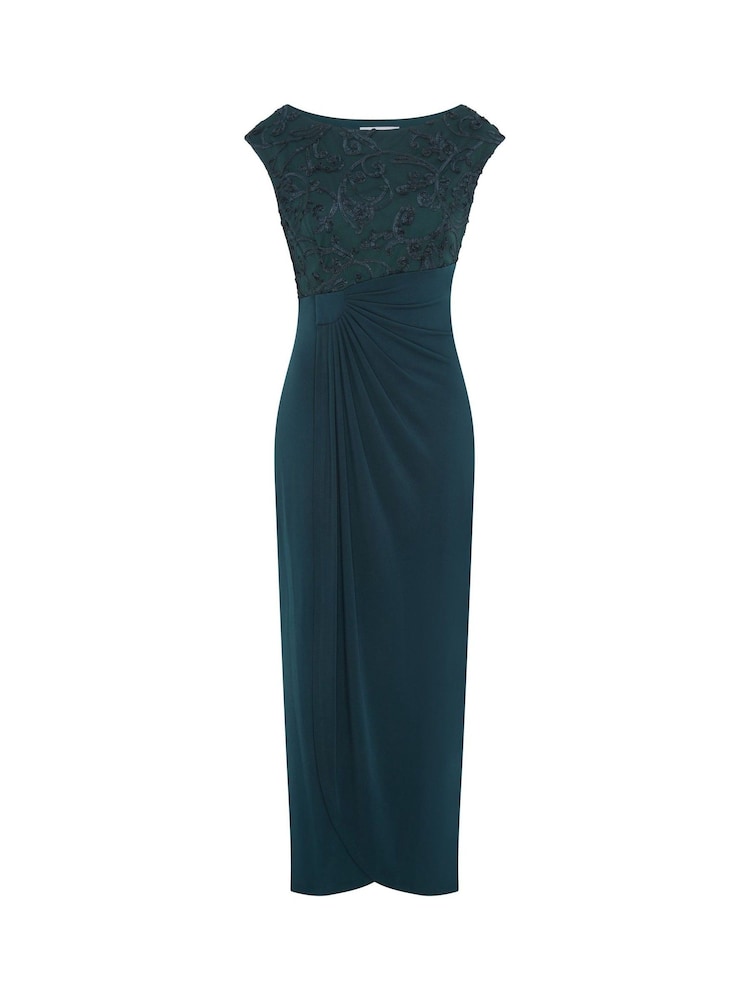 Gina Bacconi Jacy Embroidered Bodice Maxi Dress - 圖片 5/5