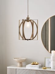 Brass Oxton Easy Fit Pendant Shade - Image 1 of 5
