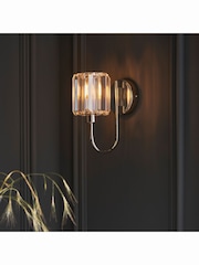 Gallery Home Bright Nickel Hove Wall Light - Image 2 of 4
