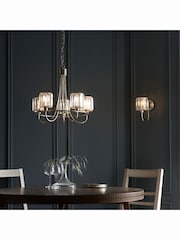 Gallery Home Bright Nickel Hove Wall Light - Image 3 of 4