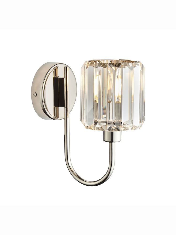 Gallery Home Bright Nickel Hove Wall Light - Image 4 of 4