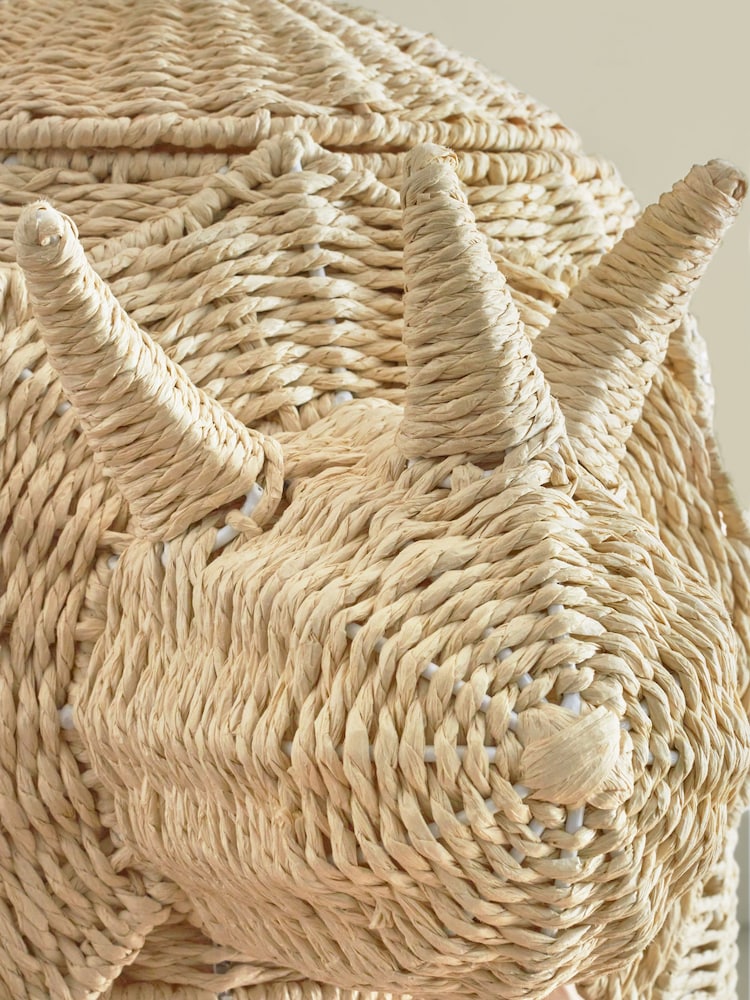Natural Dinosaur Storage Basket - Image 6 of 6