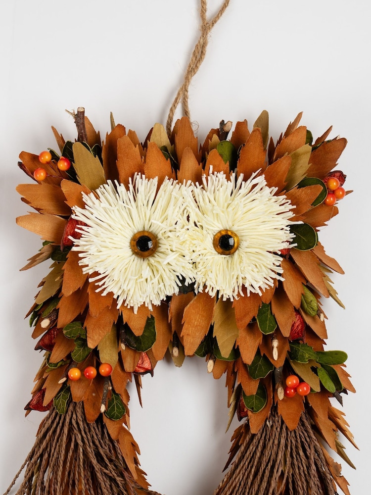 Scottish Everlastings Ltd Brown Straw Owl Decorative Figure - Image 3 of 3 Scottish Everlastings Ltd Brown Straw Owl Decorative Figure - Image 3 of 3