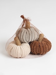 Scottish Everlastings Ltd Natural Cord Pumpkins Decorative Set - Image 2 of 3