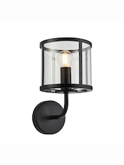 Gallery Home Vernon Black 1 Bulb Wall Light - Image 6 of 6