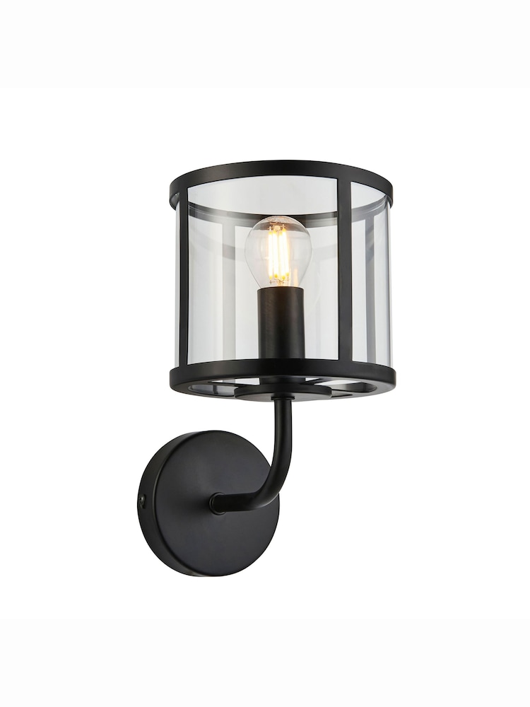 Gallery Home Vernon Black 1 Bulb Wall Light - Image 6 of 6 Gallery Home Vernon Black 1 Bulb Wall Light - Image 6 of 6