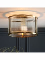 Gallery Home Antique Brass Ridgeway Ceiling Light - Image 2 of 5