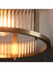 Gallery Home Antique Brass Ridgeway Ceiling Light - Image 3 of 5