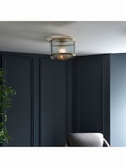 Gallery Home Antique Brass Ridgeway Ceiling Light - Image 4 of 5