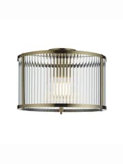 Gallery Home Antique Brass Ridgeway Ceiling Light - Image 5 of 5