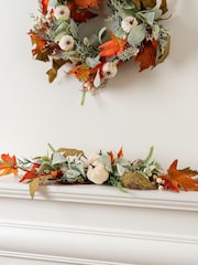 Scottish Everlastings Ltd Orange Pumpkin Swag - Image 1 of 3