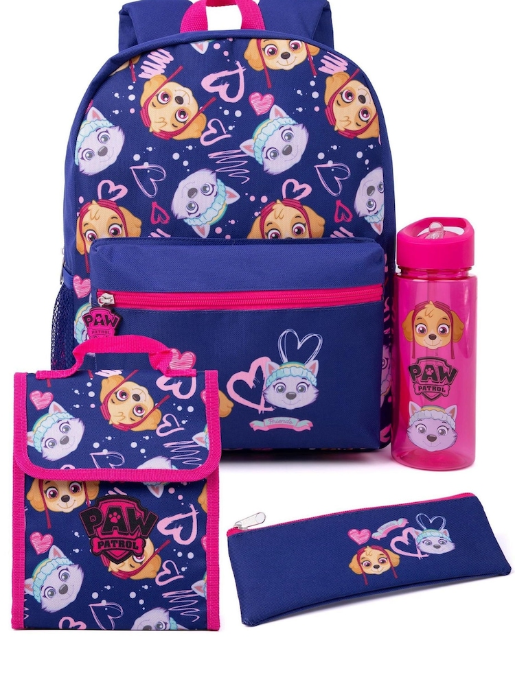 Vanilla Underground Blue Paw Patrol Girls 4 Piece Backpack Set - Image 1 of 6