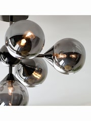 Gallery Home Black Flush Ceiling Fitting Brampton Ceiling Light - Image 3 of 4