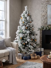 Scottish Everlastings Ltd Green Artificial Frosted Foliage Christmas Tree - Image 1 of 3