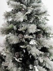 Scottish Everlastings Ltd Green Artificial Frosted Foliage Christmas Tree - Image 3 of 3