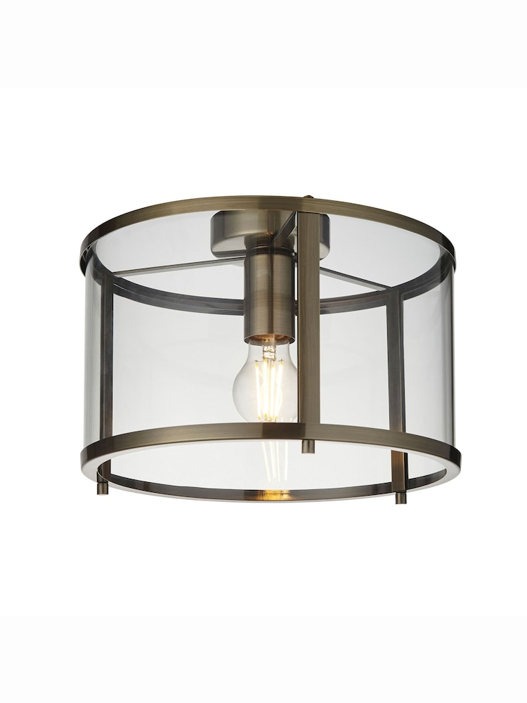 Gallery Home Antique Brass Vernon Ceiling Light - Image 4 of 4