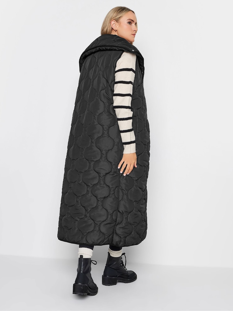 Long Tall Sally Black Quilted Gilet - Image 2 of 4