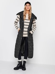 Long Tall Sally Black Quilted Gilet - Image 3 of 4