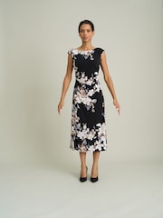 Gina Bacconi Salome Floral Midi Dress - Bilde 6 av 6