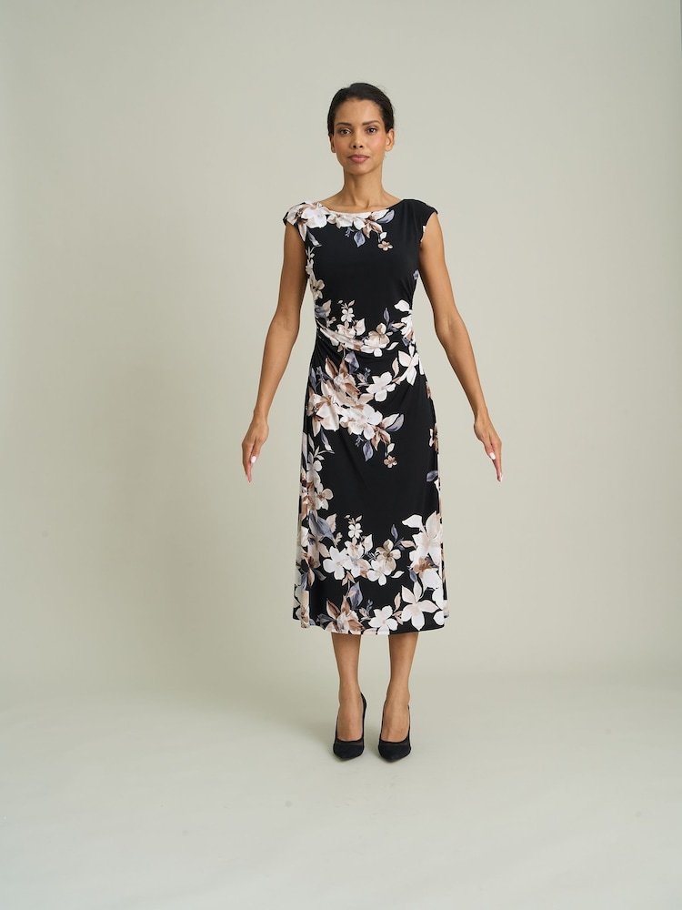 Gina Bacconi Salome Floral Midi Dress - Bilde 6 av 6 Gina Bacconi Salome Floral Midi Dress - Bilde 6 av 6