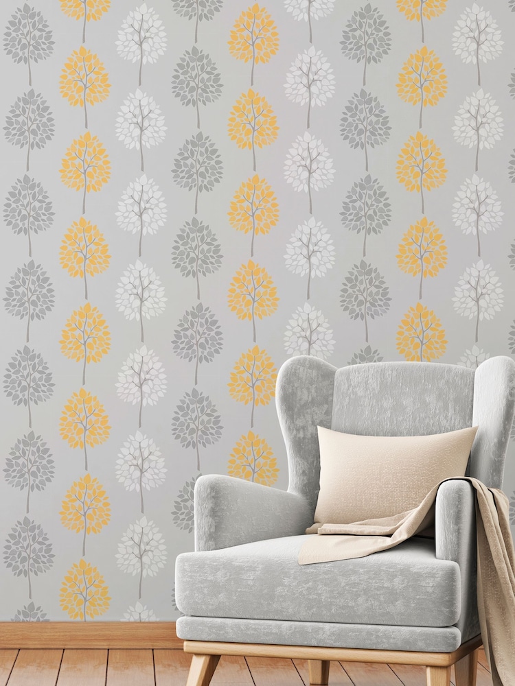 Fine Décor Grey Riva Floral Wallpaper - Image 1 of 2
