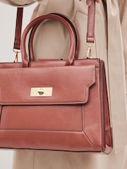 Rose Pink Handheld Tote Bag - Image 3 of 8