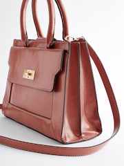 Rose Pink Handheld Tote Bag - Image 6 of 8