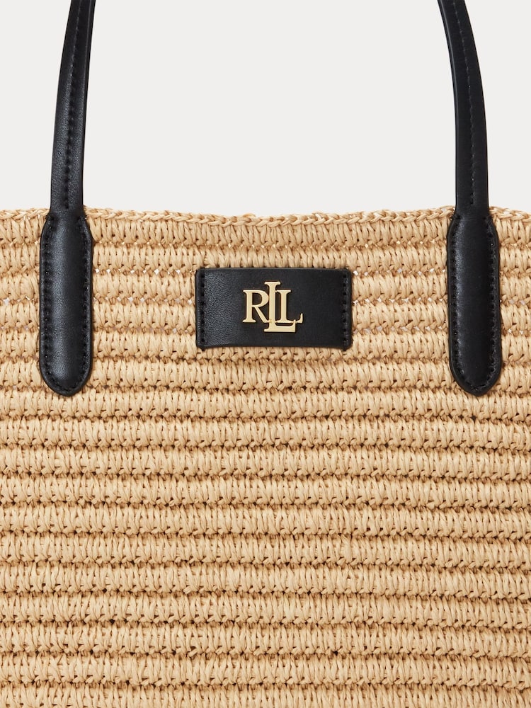 Lauren Ralph Lauren Brie Leather Trim Tote Bag - Image 5 of 5
