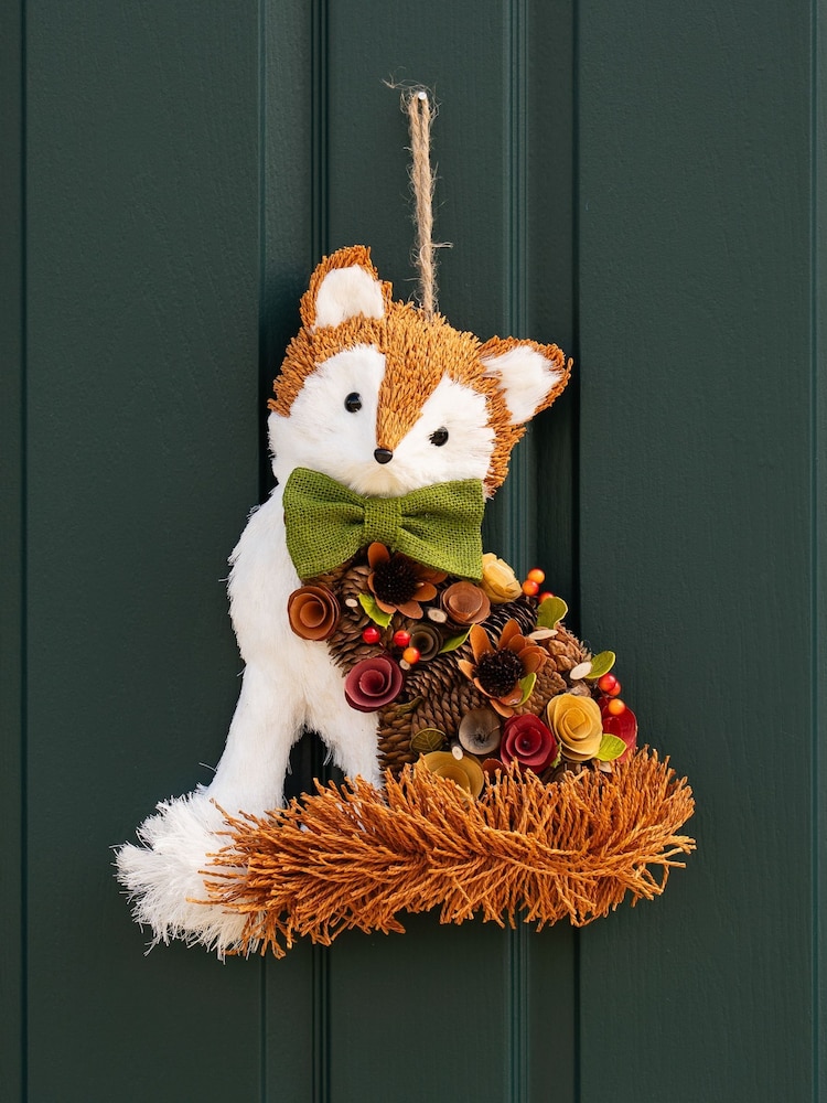 Scottish Everlastings Ltd Brown Straw Fox Decorative Figure - Image 1 of 3 Scottish Everlastings Ltd Brown Straw Fox Decorative Figure - Image 1 of 3