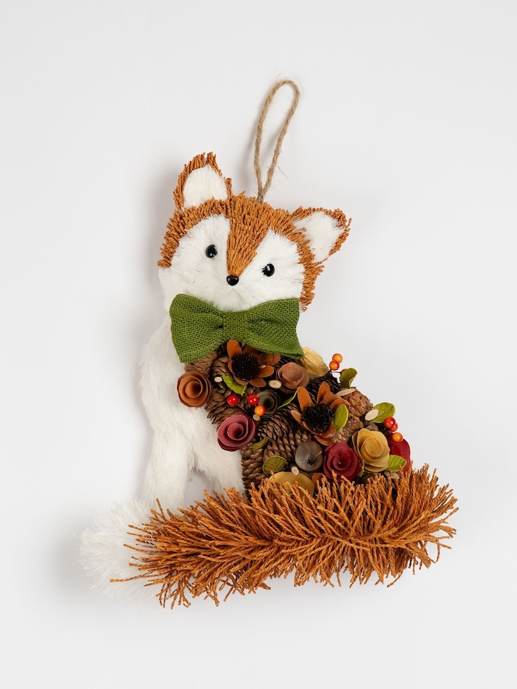 Scottish Everlastings Ltd Brown Straw Fox Decorative Figure - Image 2 of 3 Scottish Everlastings Ltd Brown Straw Fox Decorative Figure - Image 2 of 3