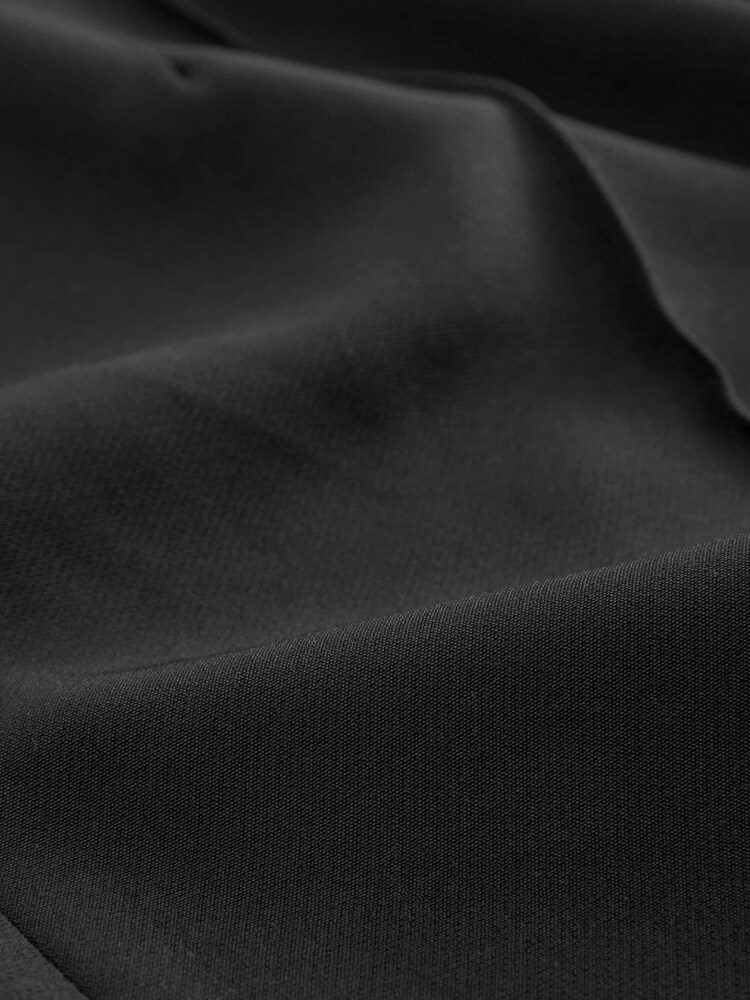 Schwarz - Straight-Leg-Hose mit Faltendesign - Bild 6 von 6