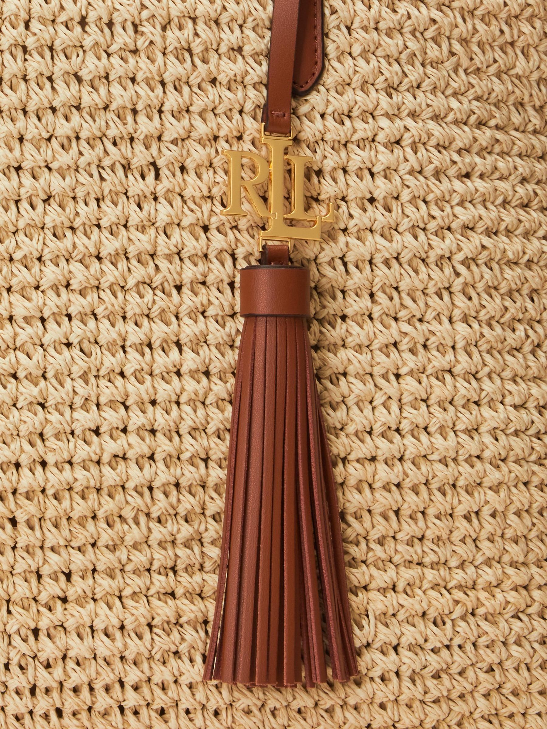 【関税送料込】☆POLO RALPH LAUREN☆Straw Whitney Tote Lauren Ralph Lauren Crochet-Straw Medium Whitney Tote - Macy's
